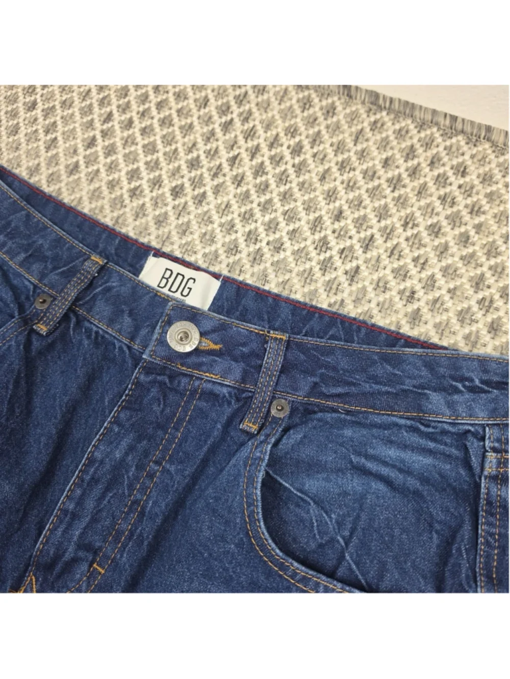 BDG Urban Outfitters Wide Leg Baggy Jeans Dark Wash 32W Y2K Skater